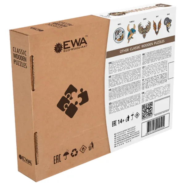 Puzzle 2D Ewa Toys Mastodon M 14+/ Numărul de piese: 180 photo 2