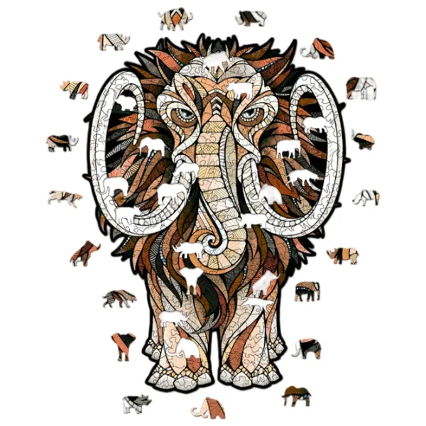 Puzzle 2D Ewa Toys Mastodon L 14+/ Numărul de piese: 310 photo 3