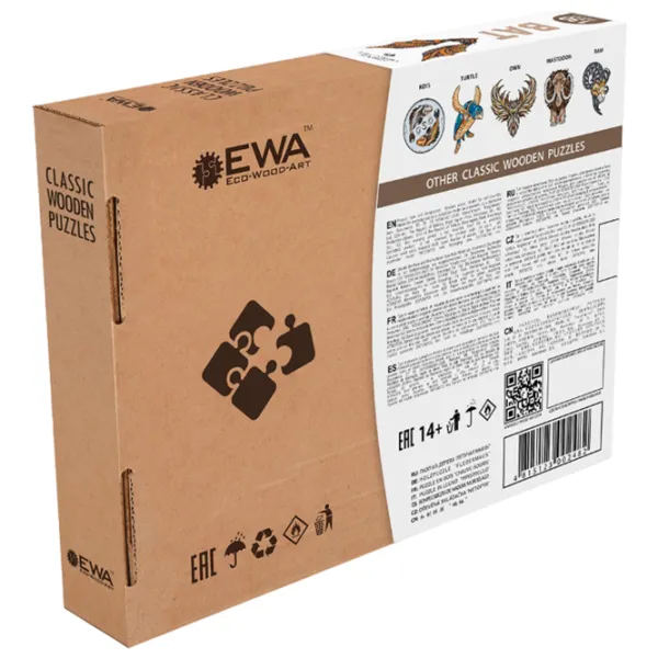Puzzle 2D Ewa Toys Bat M 14+/ Numărul de piese: 130 photo 2
