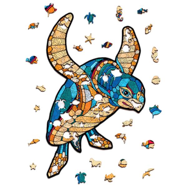Puzzle 2D Ewa Toys Turtle L 14+/ Numărul de piese: 300 photo 3 Puzzle 2D Ewa Toys Turtle L 14+/ Numărul de piese: 300 photo 3