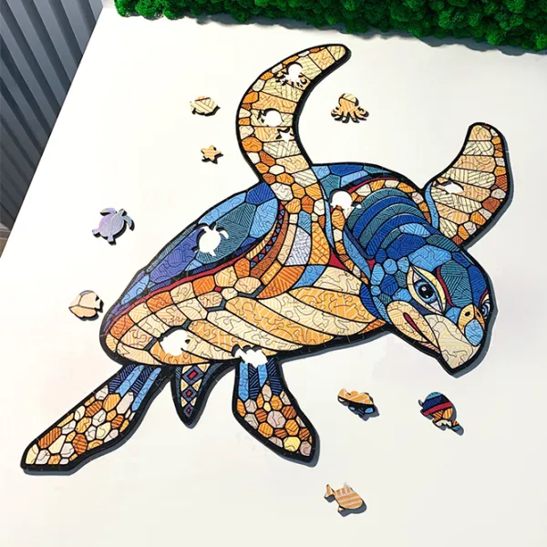 Puzzle 2D Ewa Toys Turtle L 14+/ Numărul de piese: 300 photo 5 Puzzle 2D Ewa Toys Turtle L 14+/ Numărul de piese: 300 photo 5