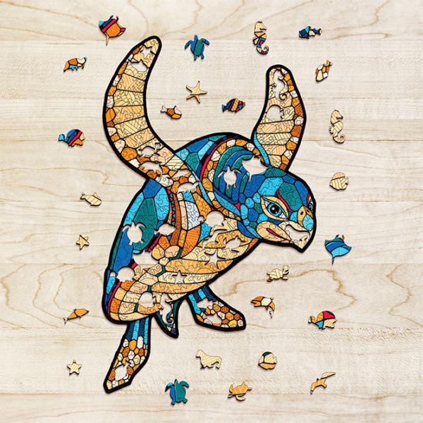 Puzzle 2D Ewa Toys Turtle L 14+/ Numărul de piese: 300 photo 6 Puzzle 2D Ewa Toys Turtle L 14+/ Numărul de piese: 300 photo 6