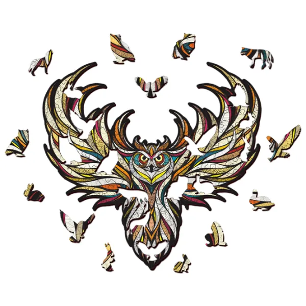 Puzzle 2D Ewa Toys Owl M 14+/ Numărul de piese: 120 photo 3 Puzzle 2D Ewa Toys Owl M 14+/ Numărul de piese: 120 photo 3