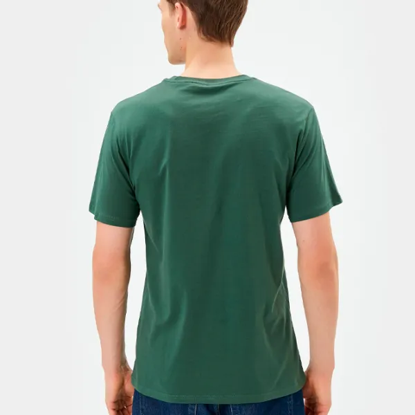 Tricou pentru bărbați Koton 4SAM10016HK 100% bumbac/ Green photo 2