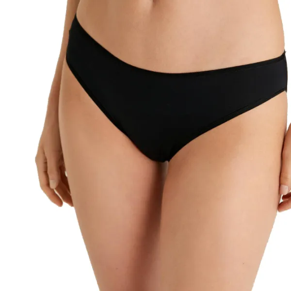 Chiloți pentru femei Koton 4SLK30075MK L/ Black/ Slip photo 2