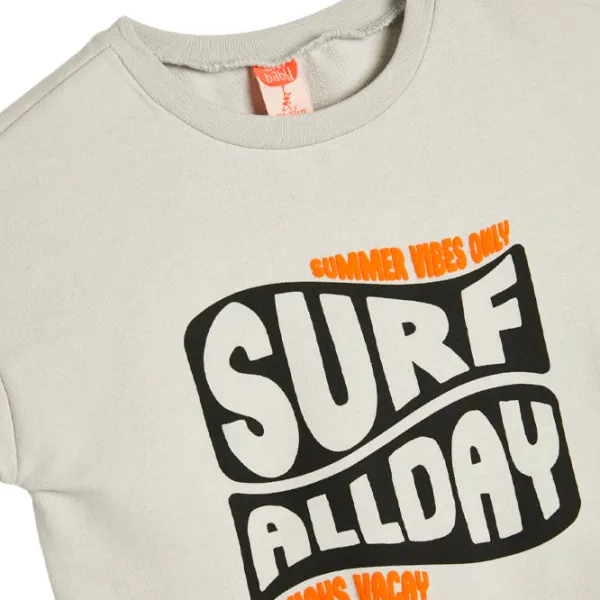 Футболка для мальчиков Koton 4SMB10137TK 92/ Серый photo 3