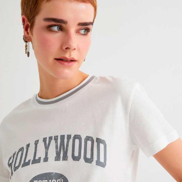 Tricou pentru femei Koton 4SAL10039IK 100% bumbac/ White photo 3