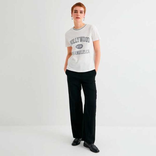 Tricou pentru femei Koton 4SAL10039IK 100% bumbac/ White photo 2