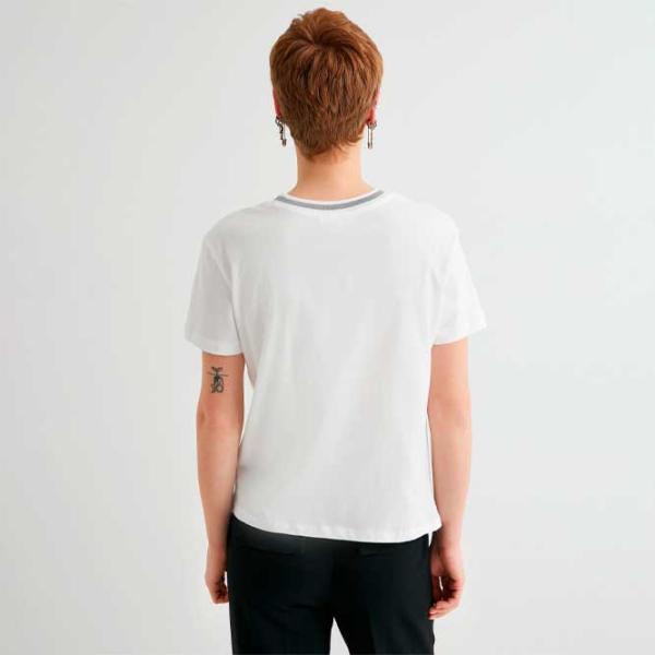 Tricou pentru femei Koton 4SAL10039IK 100% bumbac/ White photo 4