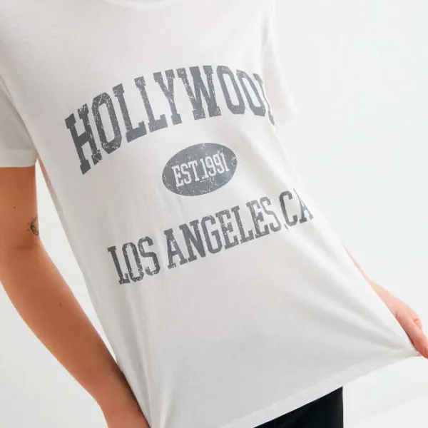 Tricou pentru femei Koton 4SAL10039IK 100% bumbac/ White photo 5