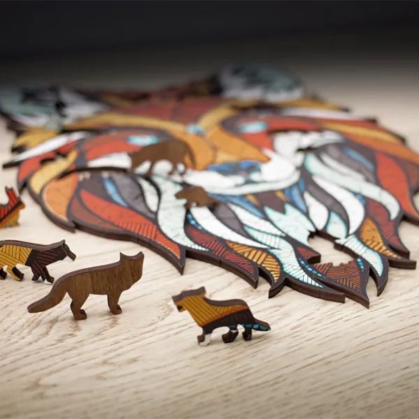 Puzzle 2D Ewa Toys Fox M 14+/ Numărul de piese: 141 photo 3 Puzzle 2D Ewa Toys Fox M 14+/ Numărul de piese: 141 photo 3