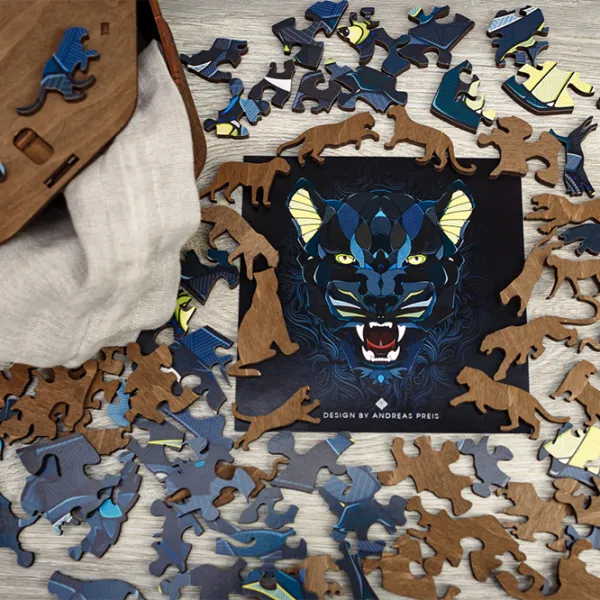 Puzzle 2D Ewa Toys Panther M 14+/ Numărul de piese: 102 photo 5 Puzzle 2D Ewa Toys Panther M 14+/ Numărul de piese: 102 photo 5
