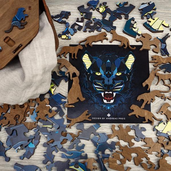 Puzzle 2D Ewa Toys Panther M 14+/ Numărul de piese: 102 photo 5 Puzzle 2D Ewa Toys Panther M 14+/ Numărul de piese: 102 photo 5