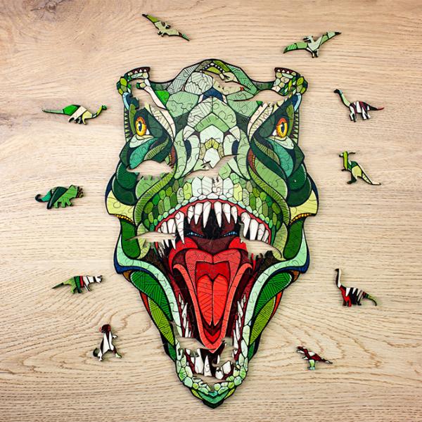 Puzzle 2D Ewa Toys T-Rex M 14+/ Numărul de piese: 129 photo 4 Puzzle 2D Ewa Toys T-Rex M 14+/ Numărul de piese: 129 photo 4