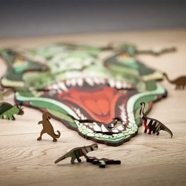 Puzzle 2D Ewa Toys T-Rex M 14+/ Numărul de piese: 129 photo 5 Puzzle 2D Ewa Toys T-Rex M 14+/ Numărul de piese: 129 photo 5