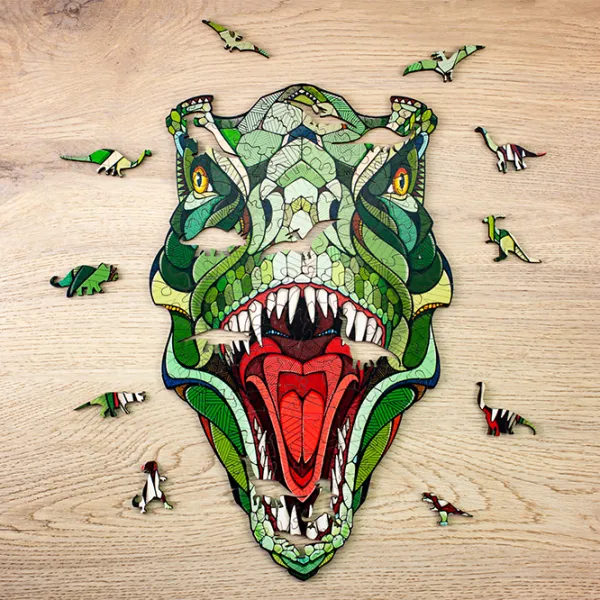 Puzzle 2D Ewa Toys T-Rex L 14+/ Numărul de piese: 570 photo 3 Puzzle 2D Ewa Toys T-Rex L 14+/ Numărul de piese: 570 photo 3