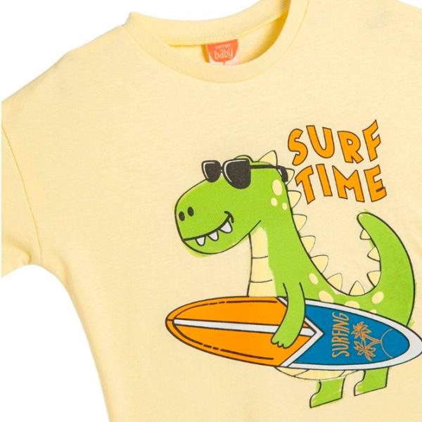 Tricou pentru băieți Koton 4SMB10030TK 80/ Yellow photo 3