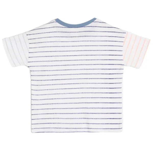 Tricou pentru băieți Koton 4SMB10131TK 92 / Ecru photo 2