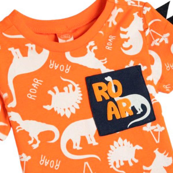 Tricou pentru băieți Koton 4SMB10029TK 98/ Orange photo 3