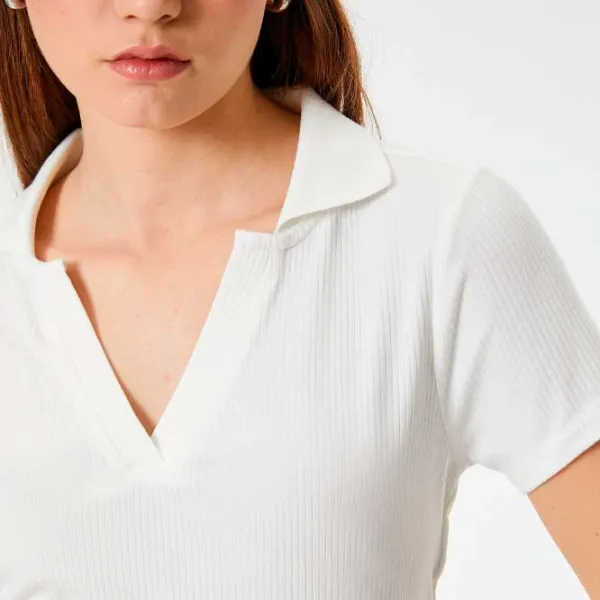 Tricou pentru femei Koton 4SAL10849IK 33% bumbac/ White photo 5