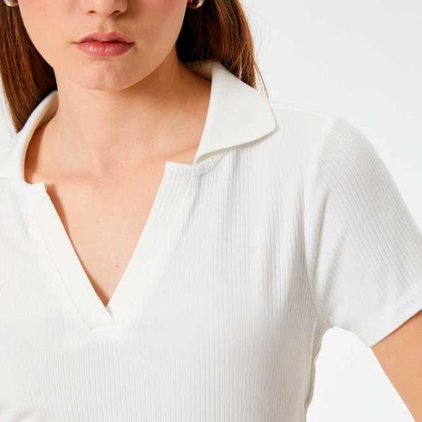 Tricou pentru femei Koton 4SAL10849IK 33% bumbac/ White photo 5