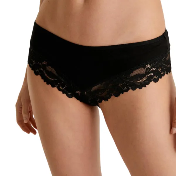 Chiloți pentru femei Koton 4SLK30073MK L/ Black/ Braziliano photo 3