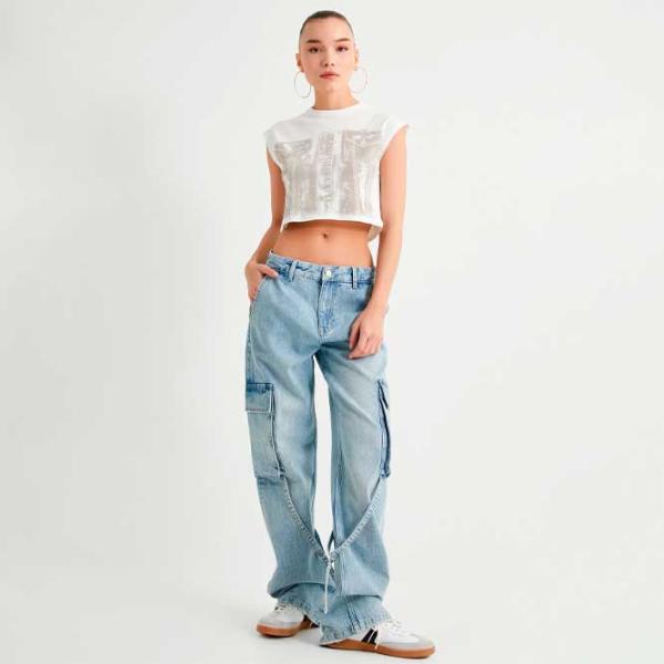 Tricou pentru femei Koton 4SAL10349IK 100% bumbac/ White photo 3