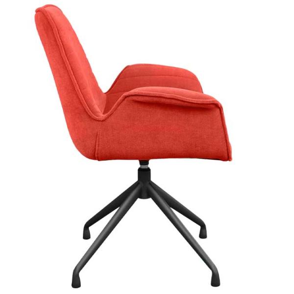 Fotoliu de birou DecoPrim Moon Moly 55 Stofă/ Red photo 4 Fotoliu de birou DecoPrim Moon Moly 55 Stofă/ Red photo 4