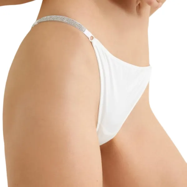 Chiloți pentru femei Koton 4SLK30096MK XL/ White/ Tanga photo 3