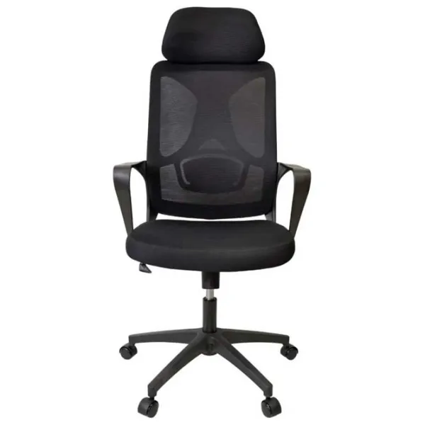 Fotoliu de birou DecoPrim F-20141 A Plasă acrilică/ Black Black photo 2