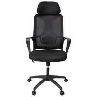 Офисное кресло DecoPrim F-20141 A Акриловая сетка/ Black Черный photo 2