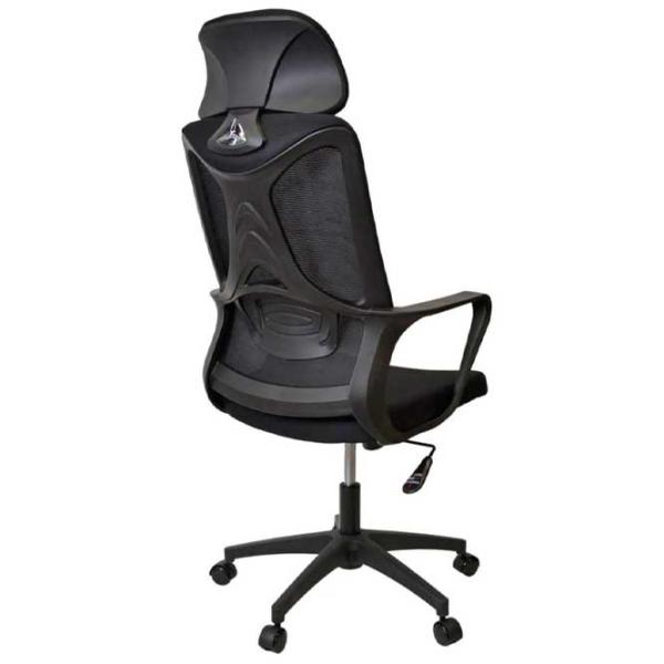 Fotoliu de birou DecoPrim F-20141 A Plasă acrilică/ Black Black photo 4