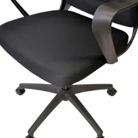 Офисное кресло DecoPrim F-20141 A Акриловая сетка/ Black Черный photo 9