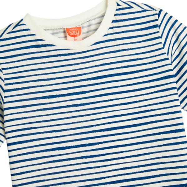 Tricou pentru băieți Koton 4SMB10059TK 80 / Blue photo 3