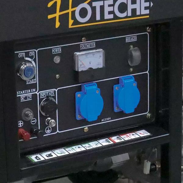 Генератор Hoteche G820102 220 В Бензин/ 4.5 кВт photo 2 Генератор Hoteche G820102 220 В Бензин/ 4.5 кВт photo 2