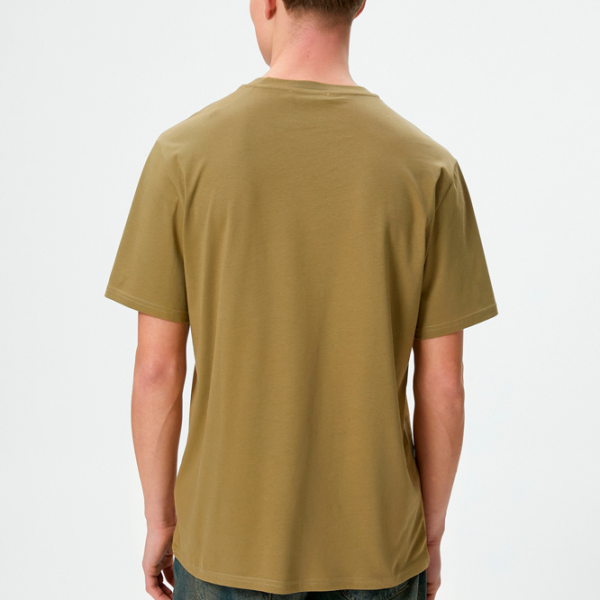 Tricou pentru bărbați Koton 4SAM10037HK 100% bumbac/ Khaki photo 2