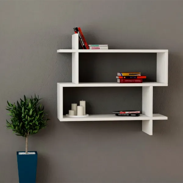 Raft Showdeko Paralel Bookcase PAL/ White photo 3 Raft Showdeko Paralel Bookcase PAL/ White photo 3