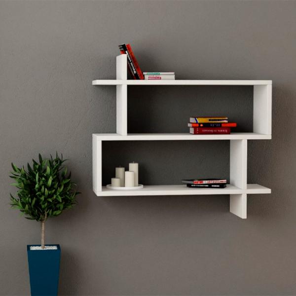 Raft Showdeko Paralel Bookcase PAL/ White photo 3 Raft Showdeko Paralel Bookcase PAL/ White photo 3