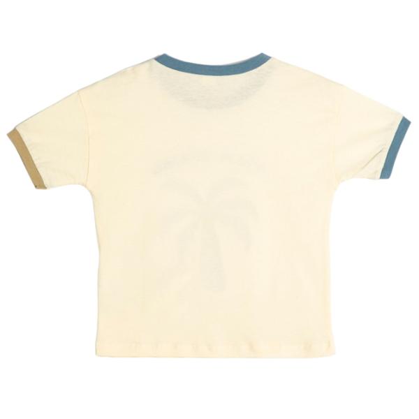 Tricou pentru băieți Koton 4SMB10242TK 98/ Ecru photo 2