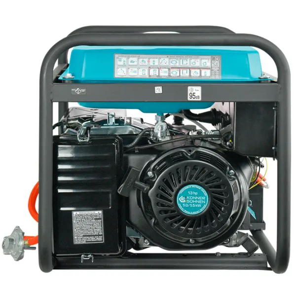 Generator de curent Könner & Söhnen KS 7000E G 220 V Benzină/ 5 kW photo 5
