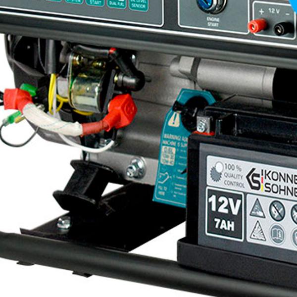 Generator de curent Könner & Söhnen KS 7000E G 220 V Benzină/ 5 kW photo 6