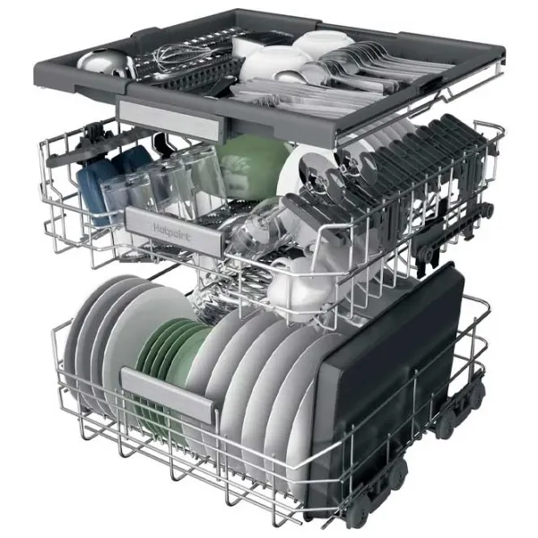 Посудомоечная машина Hotpoint-Ariston H7F HS41 X Полногабаритная / Нержавеющая сталь photo 4