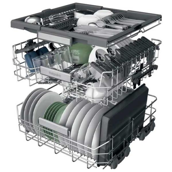 Посудомоечная машина Hotpoint-Ariston H7F HS41 X Полногабаритная / Нержавеющая сталь photo 4