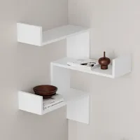 Полка Showdeko Luksa Bookcase ДСП/ Белый photo 3