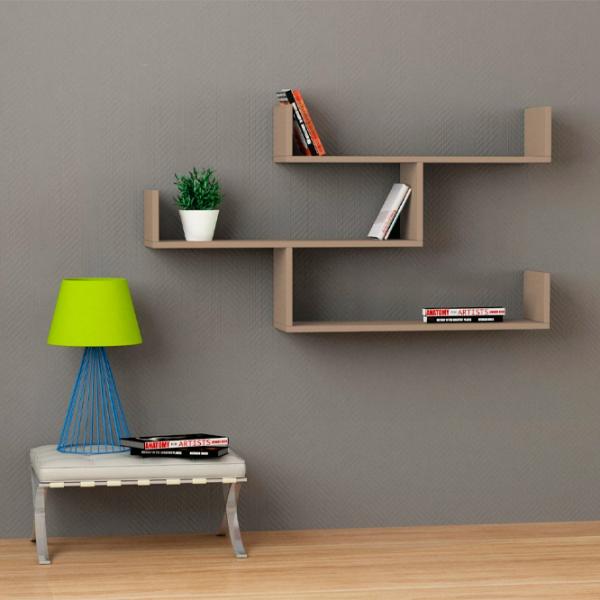 Полка Showdeko Tibet Bookcase ДСП/ Мокка photo 3 Полка Showdeko Tibet Bookcase ДСП/ Мокка photo 3