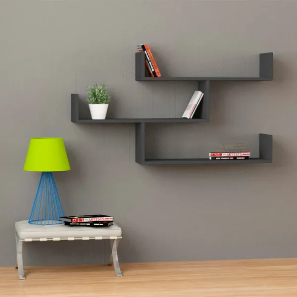 Raft Showdeko Tibet Bookcase PAL/ Anthracite photo 3 Raft Showdeko Tibet Bookcase PAL/ Anthracite photo 3