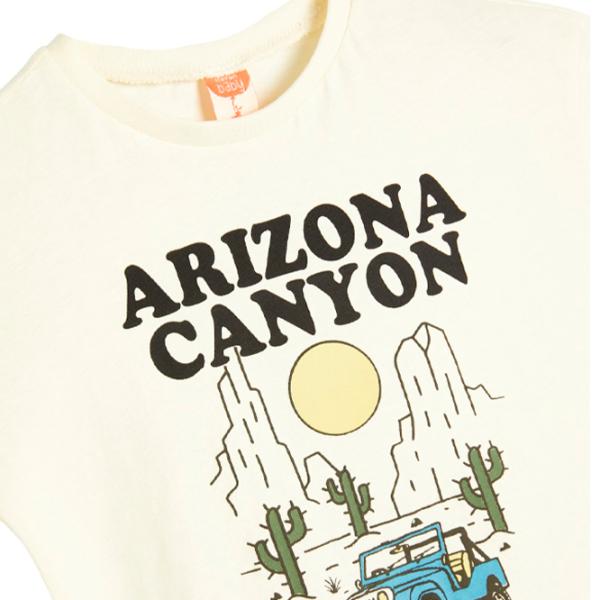 Футболка для мальчиков Koton 4SMB10347TK 98/ Экрю photo 3