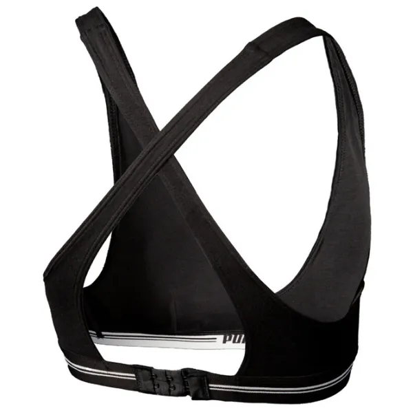 Топ для женщин Puma Cross-Back Padded Top Черный photo 2