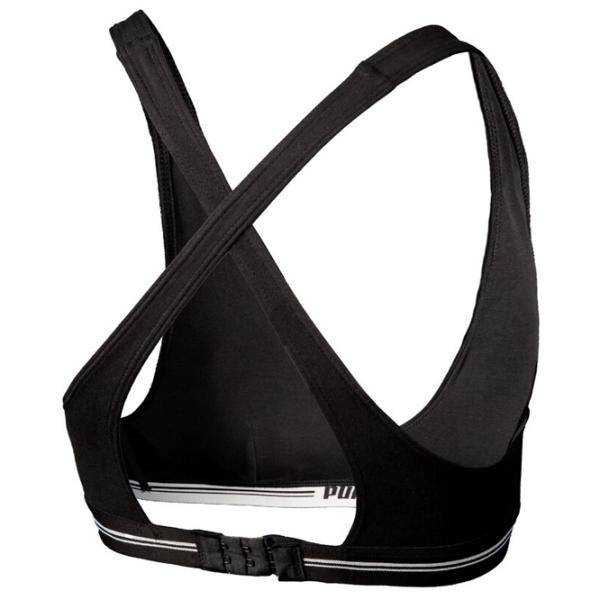 Топ для женщин Puma Cross-Back Padded Top Черный photo 2