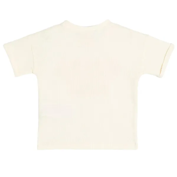 Tricou pentru băieți Koton 4SMB10116TK 98 / Ecru photo 2